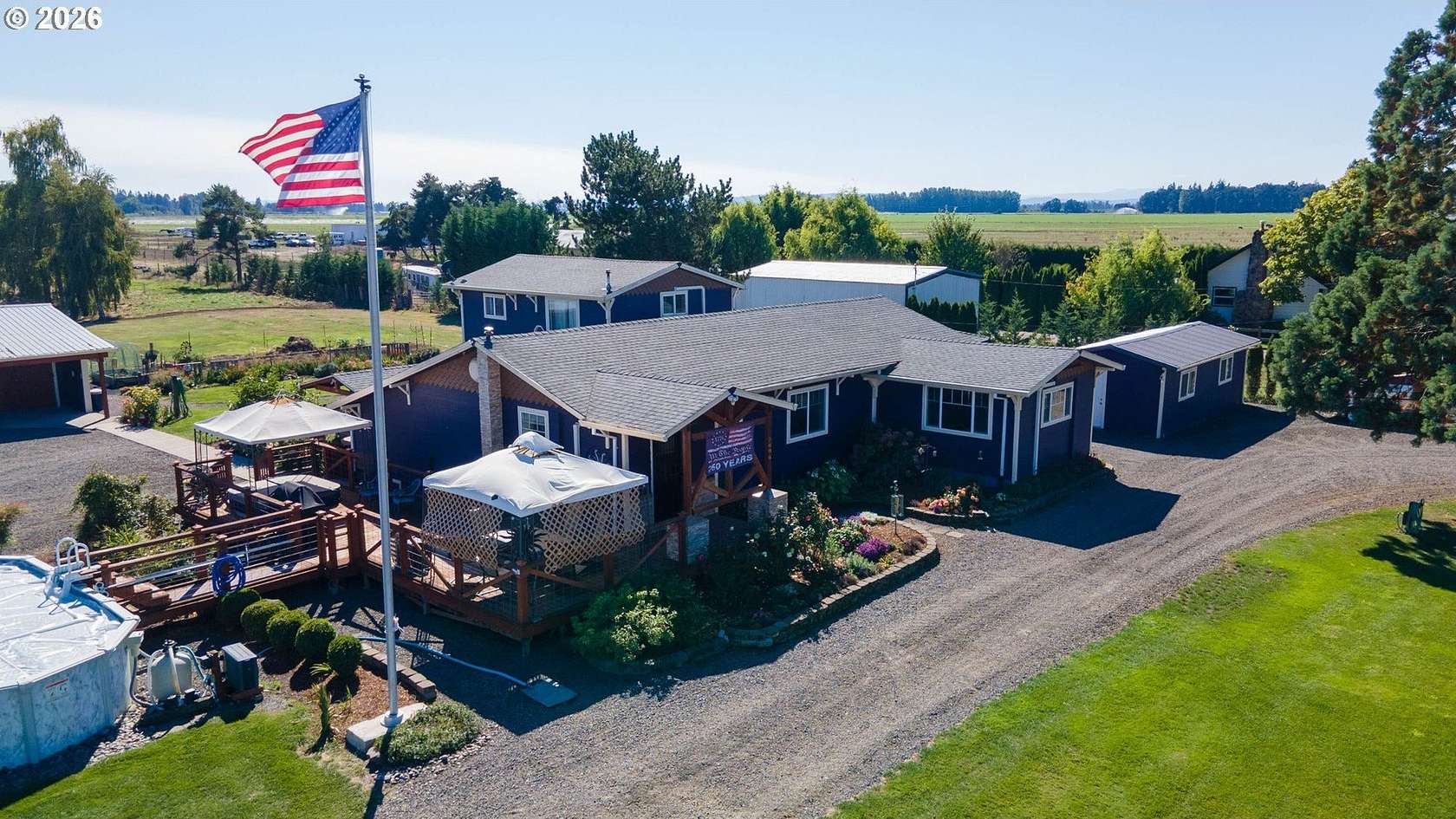 5 Acres of Land with Home for Sale in Salem, Oregon