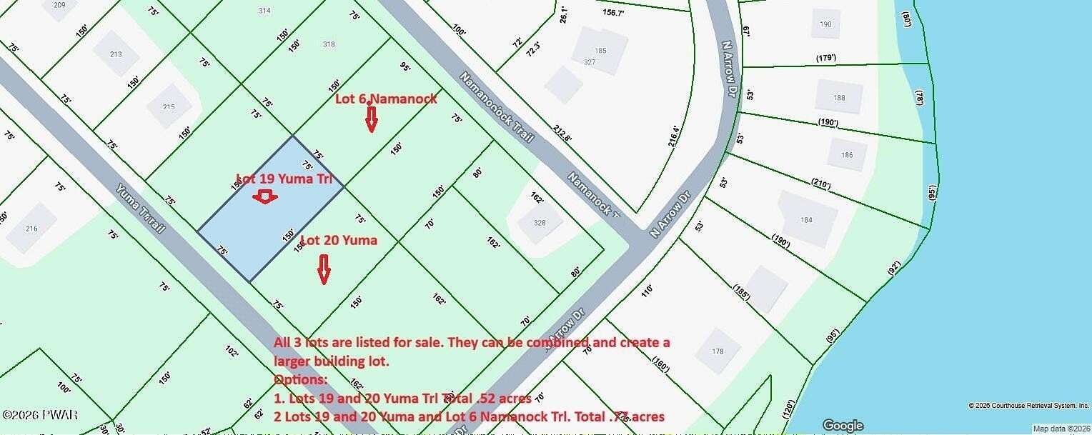 0.26 Acres of Residential Land for Sale in Pocono Lake, Pennsylvania