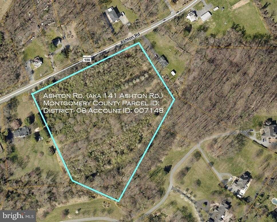 8 Acres of Residential Land for Auction in Ashton, Maryland