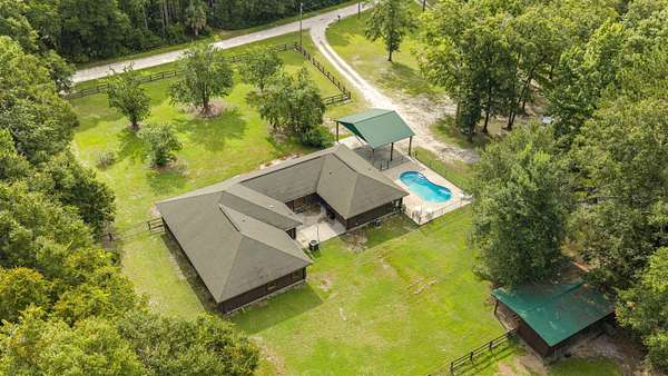 4.54 Acres of Land with Home for Sale in Crawfordville, Florida