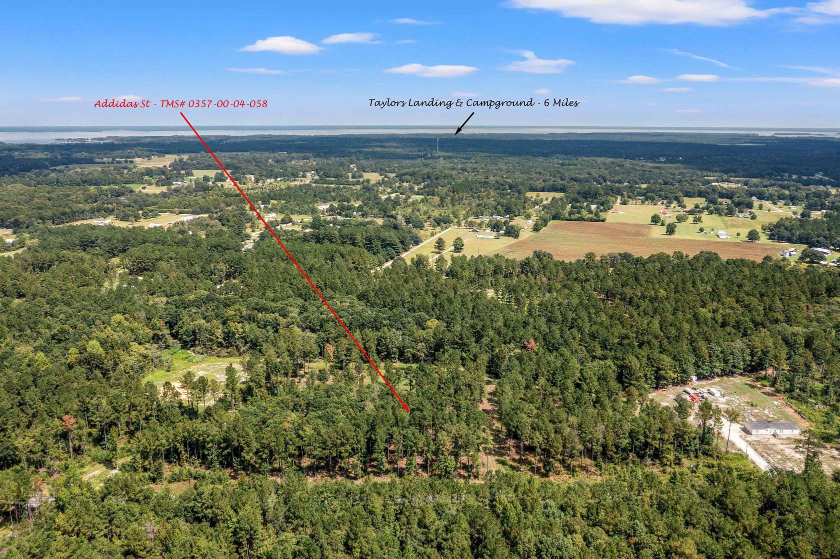 5.9 Acres of Residential Land for Sale in Eutawville, South Carolina