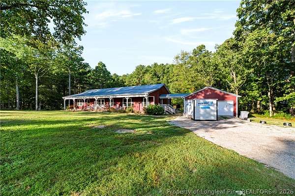 17.8 Acres of Land with Home for Sale in Lillington, North Carolina