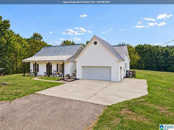 20.4 Acres of Agricultural Land with Home for Sale in Columbiana, Alabama