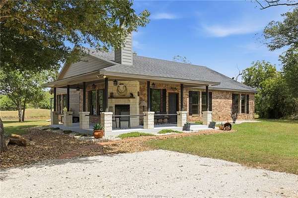 10.3 Acres of Recreational Land with Home for Sale in Hearne, Texas