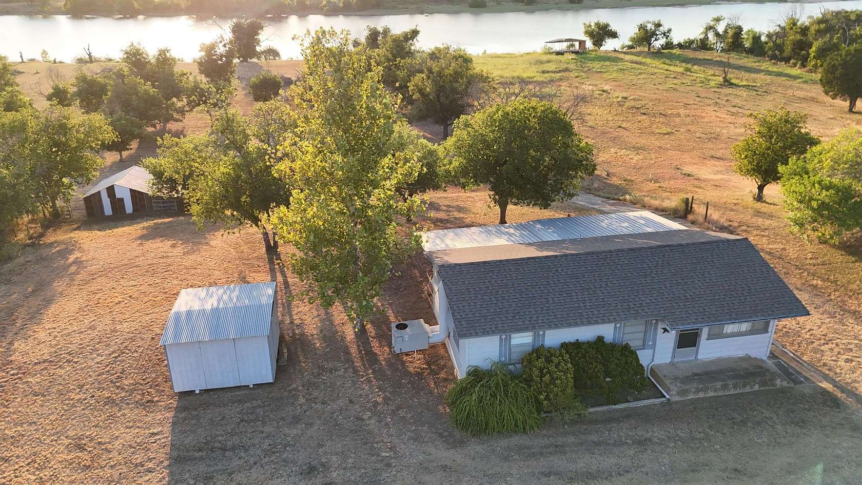 7.37 Acres of Land with Home for Sale in Marble Falls, Texas