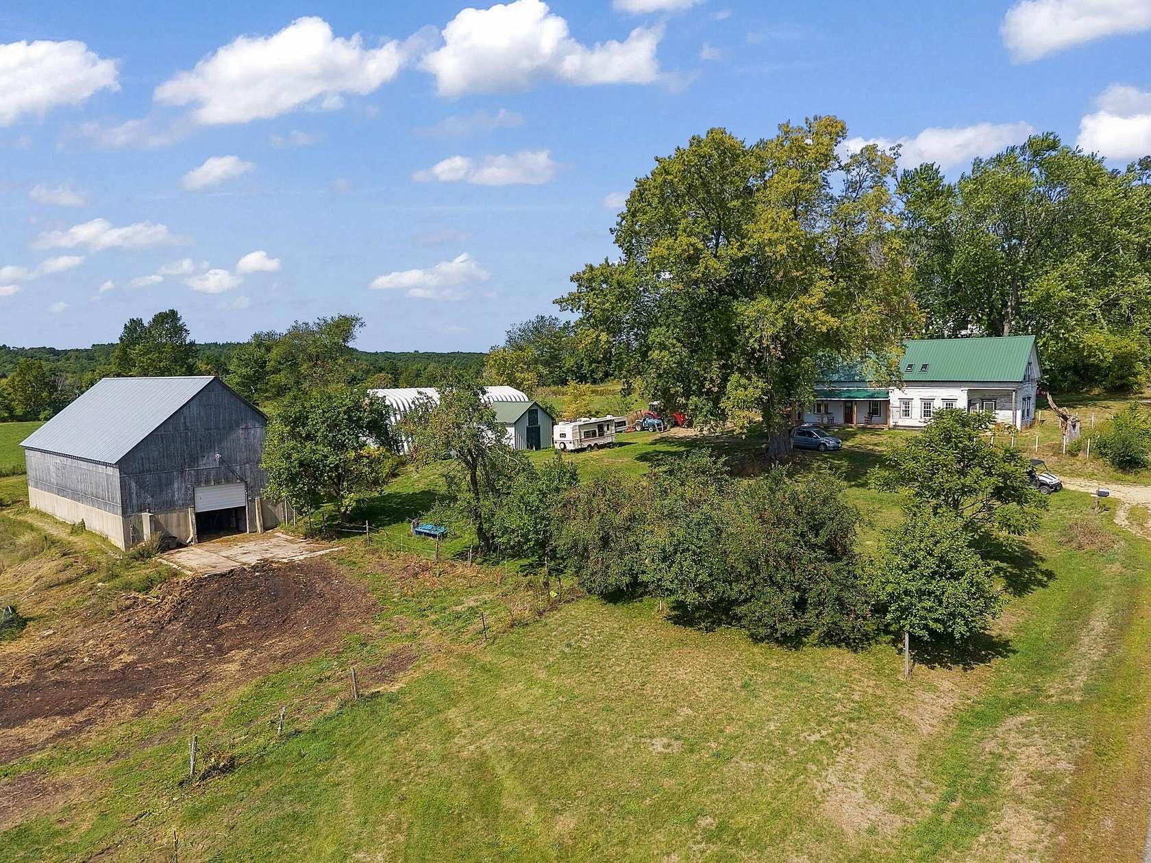 99 Acres of Land with Home for Sale in Litchfield Town, Maine