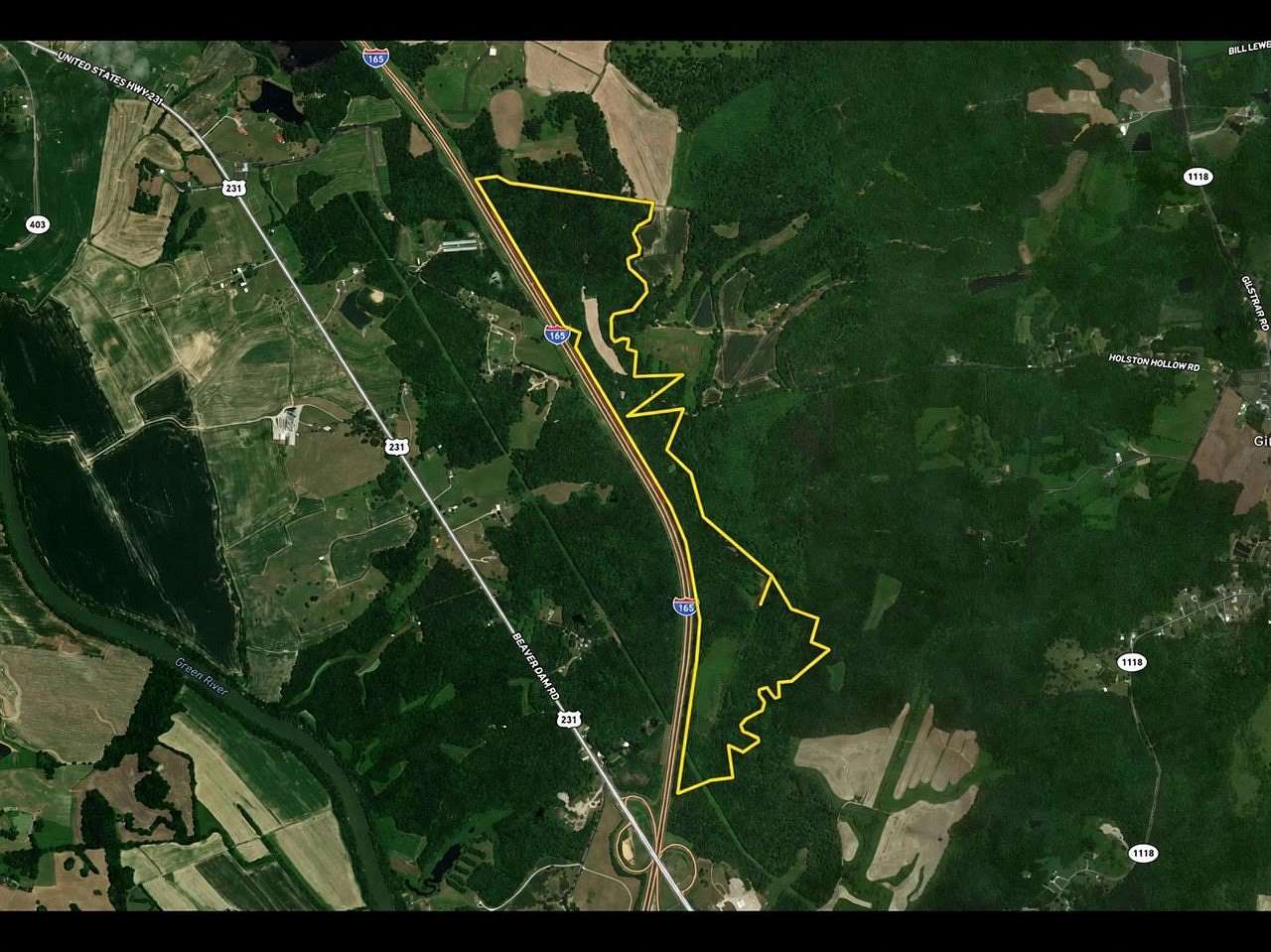 544 Acres of Recreational Land for Auction in Morgantown, Kentucky