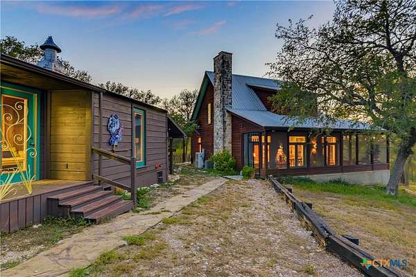 9.58 Acres of Land with Home for Sale in Kingsbury, Texas