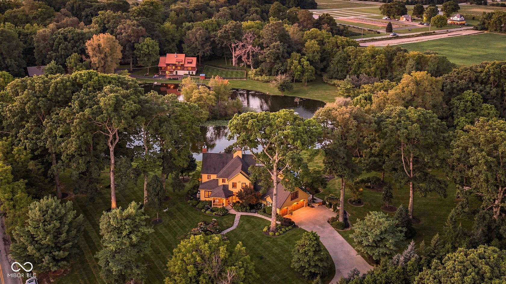 10.8 Acres of Recreational Land with Home for Sale in Noblesville, Indiana
