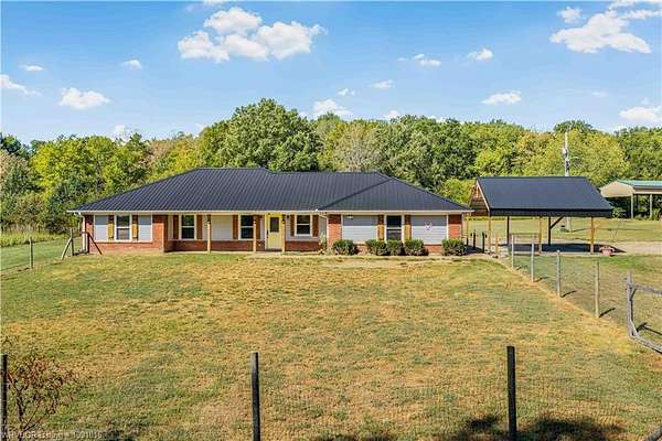 9.72 Acres of Land with Home for Sale in Spiro, Oklahoma