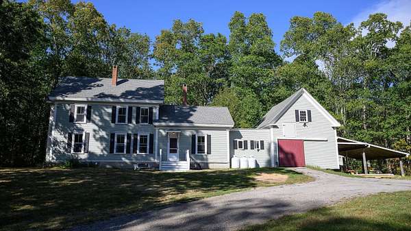 3.2 Acres of Land with Home for Sale in Woolwich, Maine