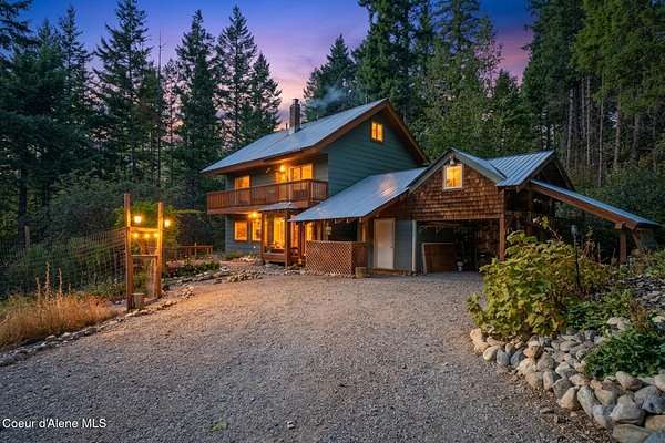 10.5 Acres of Land with Home for Sale in Cocolalla, Idaho