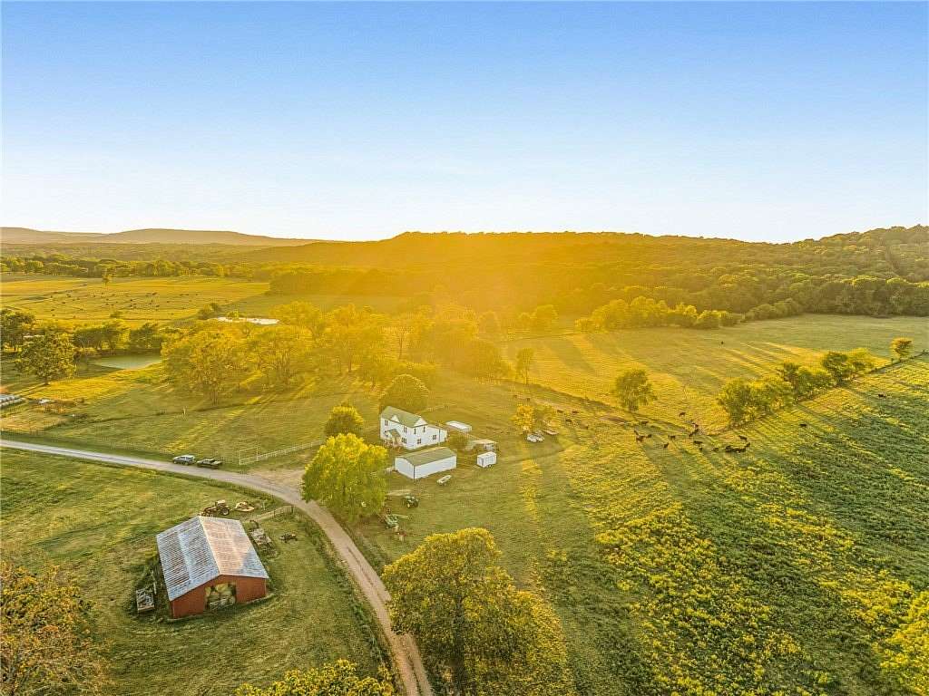 204 Acres of Recreational Land with Home for Sale in Stilwell, Oklahoma