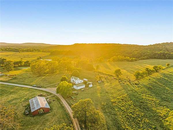 204 Acres of Recreational Land with Home for Sale in Stilwell, Oklahoma