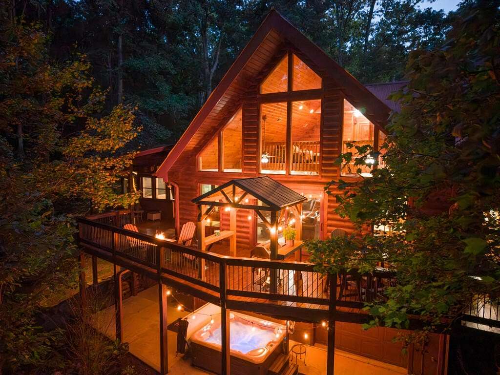 2 Acres of Land with Home for Sale in Blue Ridge, Georgia