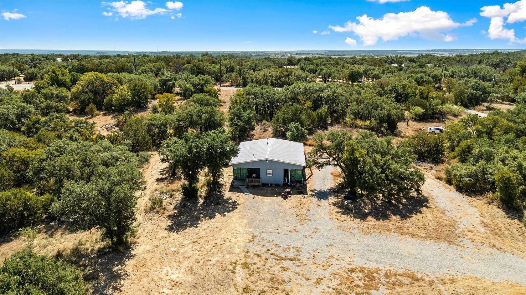11.1 Acres of Recreational Land with Home for Sale in Brownwood, Texas