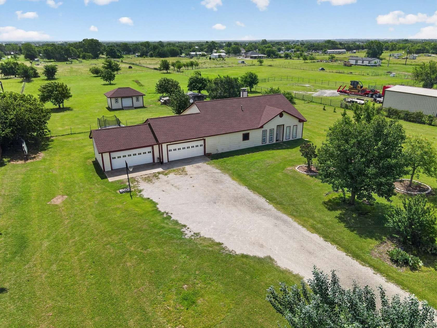 3 Acres of Land with Home for Sale in Sanger, Texas