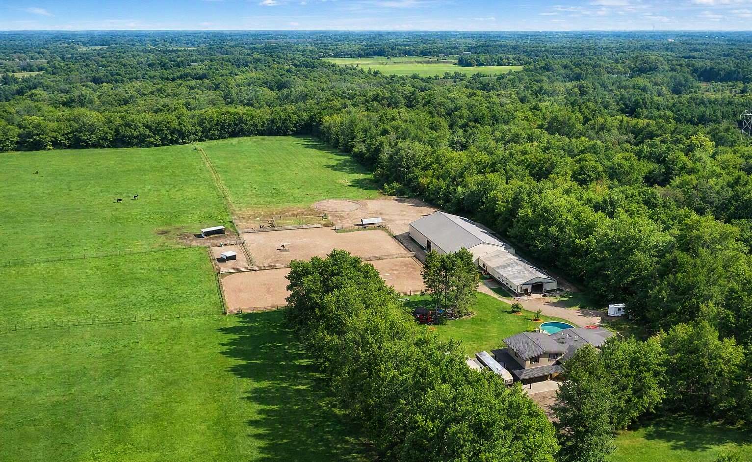 20 Acres of Land with Home for Sale in North Branch, Minnesota