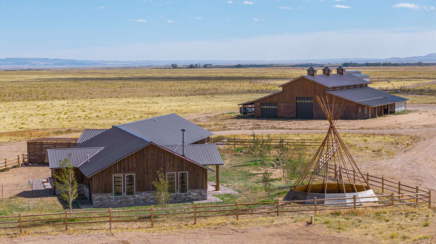 41.9 Acres of Recreational Land with Home for Sale in Laramie, Wyoming