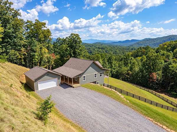 5.88 Acres of Land with Home for Sale in Hayesville, North Carolina