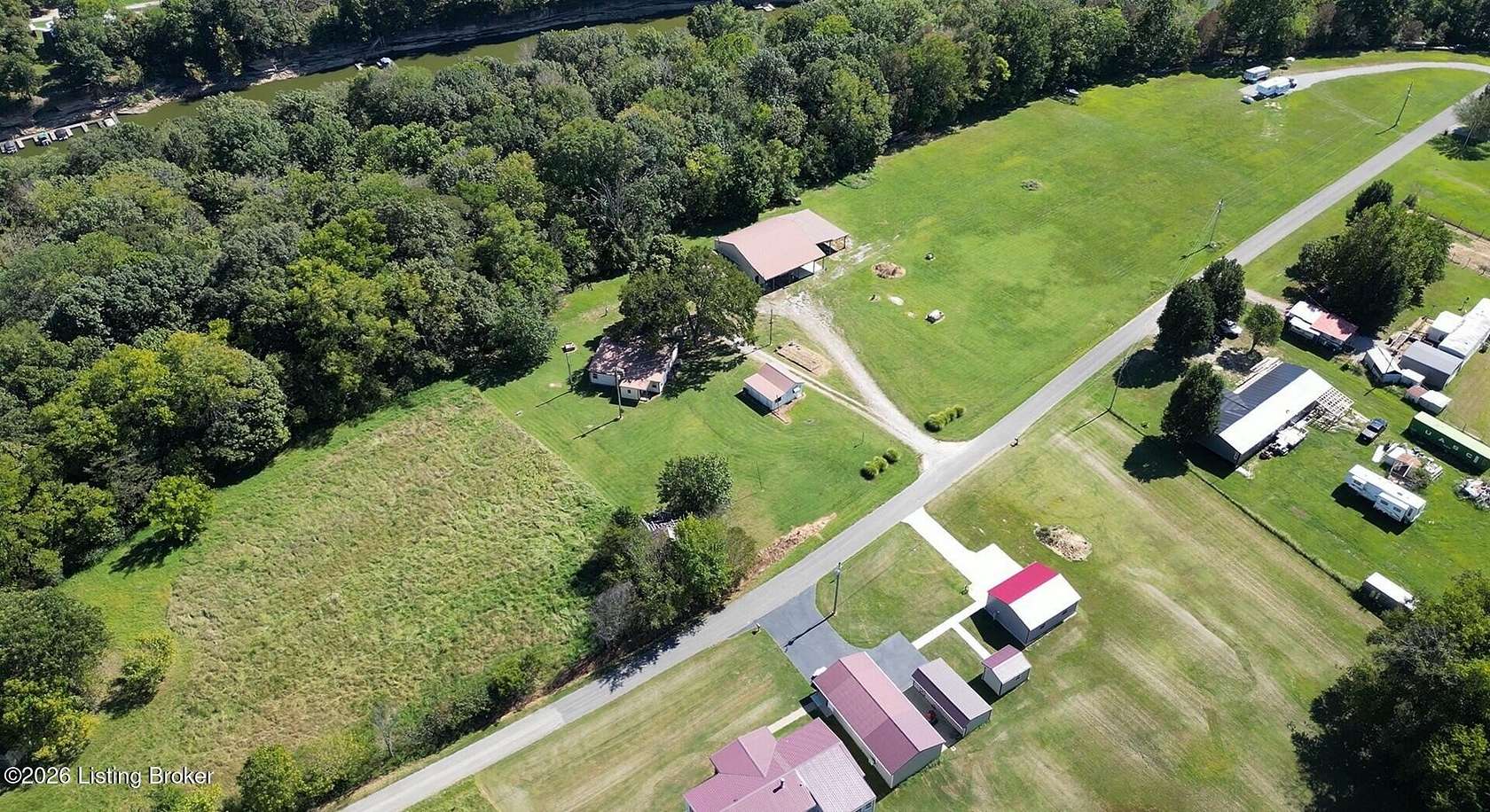4.8 Acres of Land with Home for Sale in Leitchfield, Kentucky