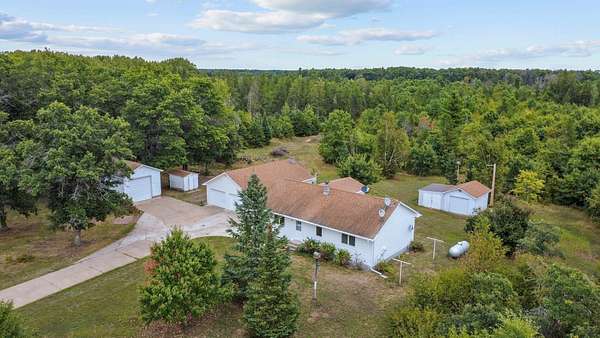5.1 Acres of Land with Home for Sale in Danbury, Wisconsin