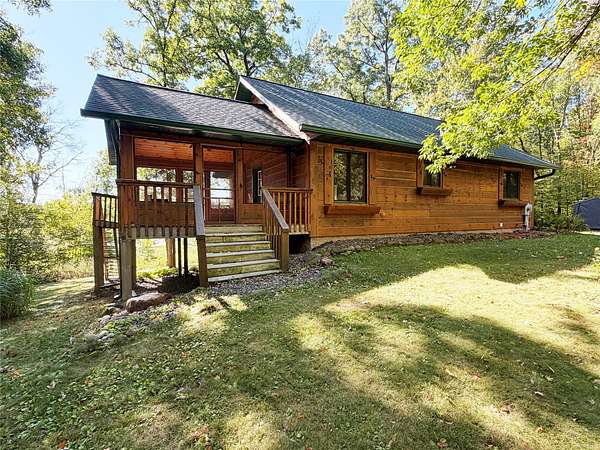5 Acres of Land with Home for Sale in Birchwood, Wisconsin