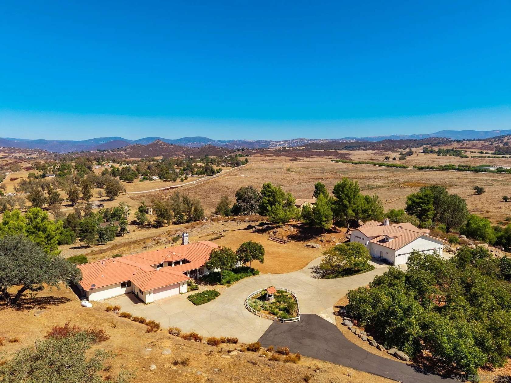 8 Acres of Land with Home for Sale in Ramona, California