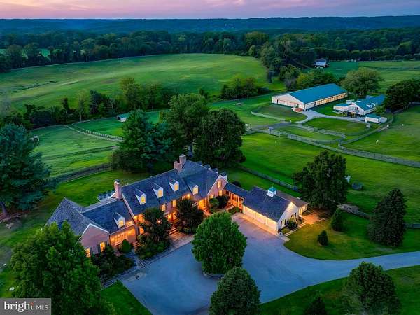 18.5 Acres of Land with Home for Sale in Monkton, Maryland
