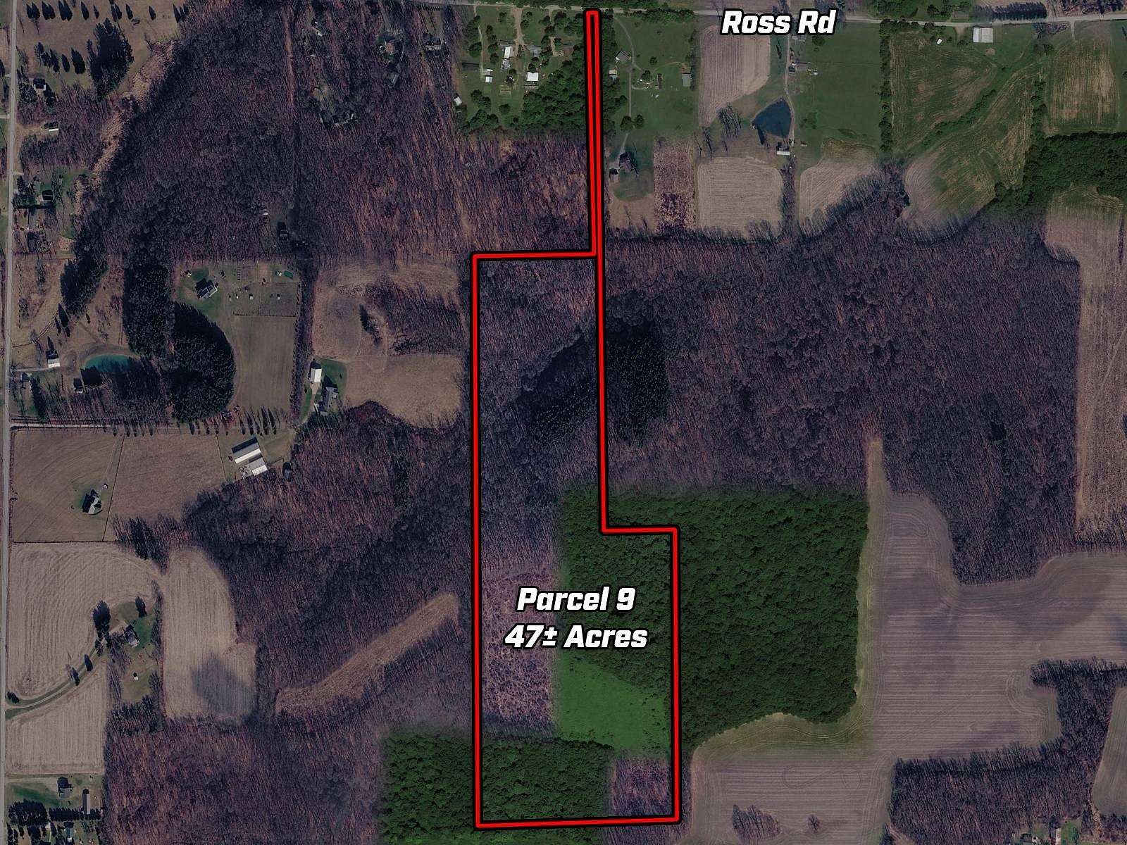 121 Acres of Land for Auction in Bellville, Ohio