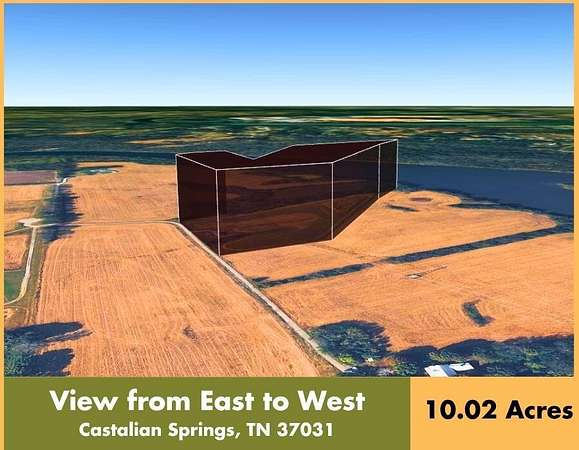 10 Acres of Land for Sale in Castalian Springs, Tennessee