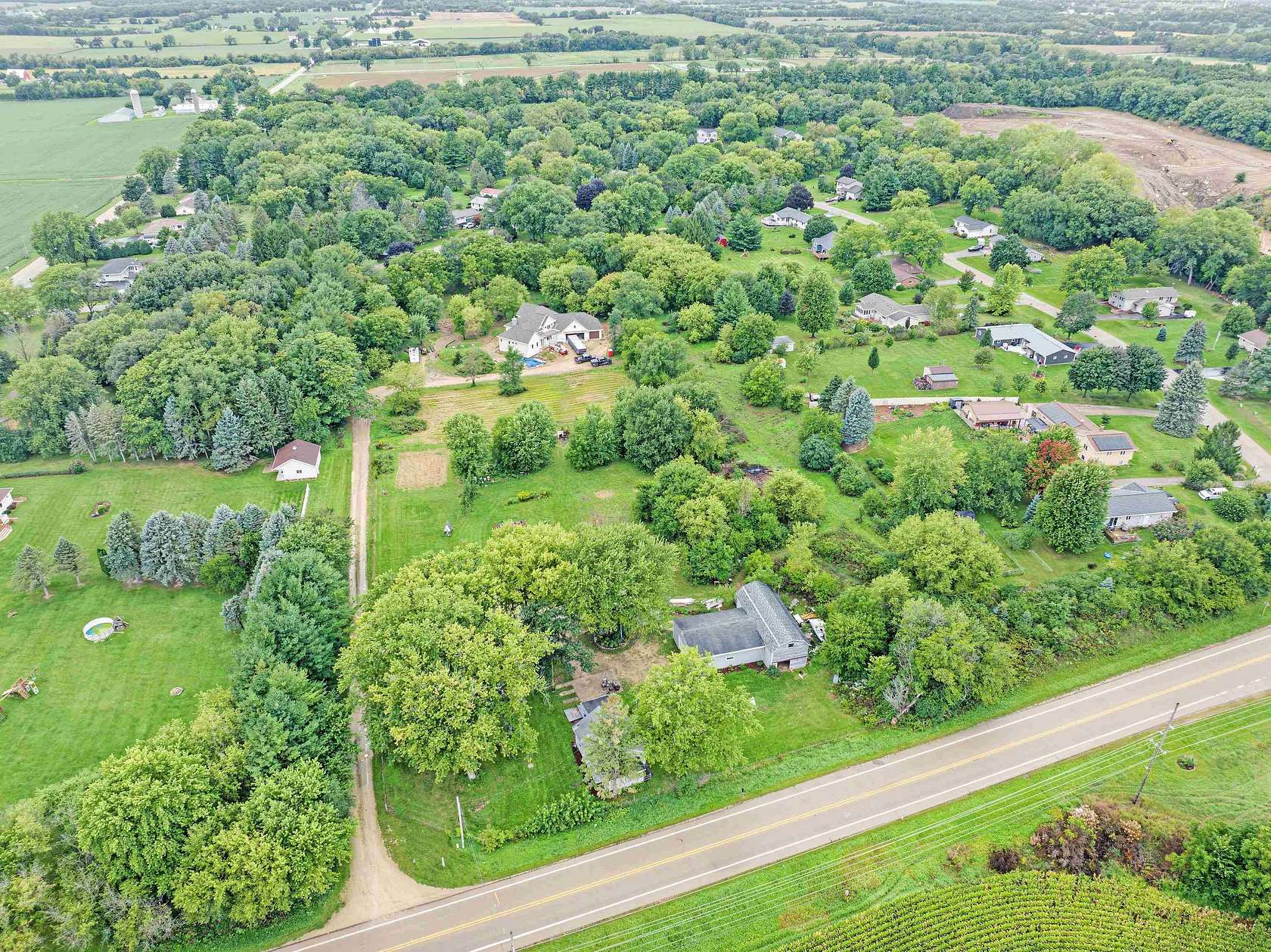 4 Acres of Land with Home for Sale in Oregon, Wisconsin