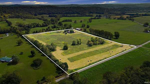 20.7 Acres of Land with Home for Sale in Springville, Indiana