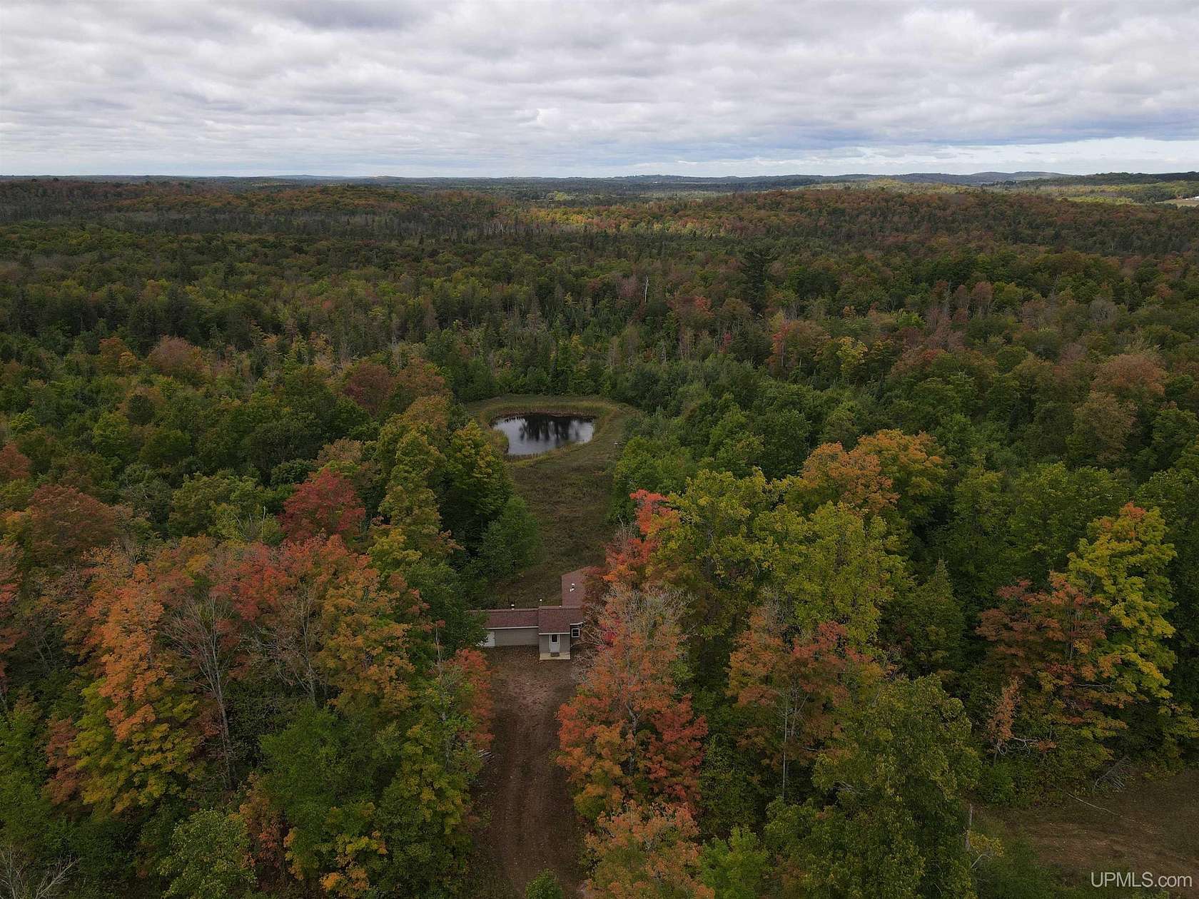40 Acres of Recreational Land with Home for Sale in Bessemer, Michigan