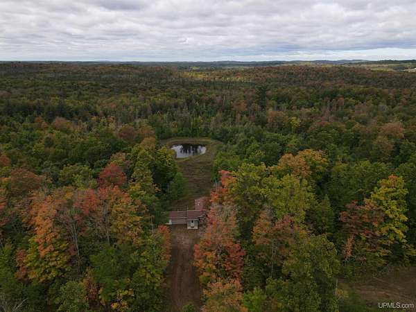 40 Acres of Recreational Land with Home for Sale in Bessemer, Michigan