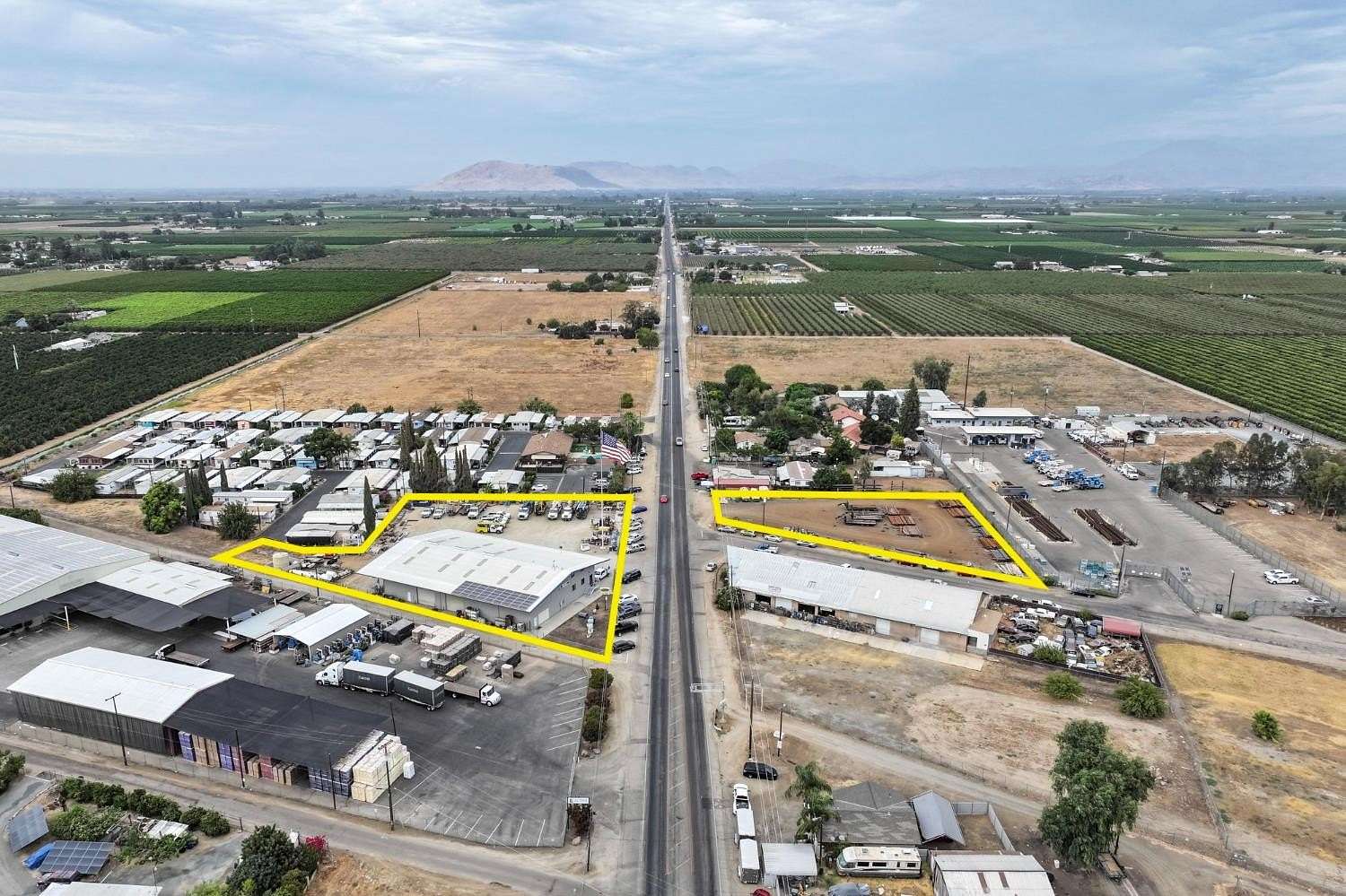 2.45 Acres of Improved Commercial Land for Lease in Dinuba, California