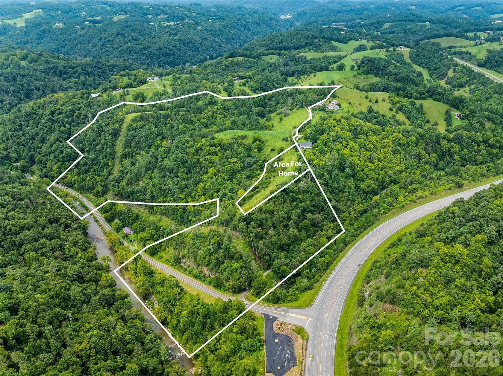 47.2 Acres of Land for Sale in Marshall, North Carolina