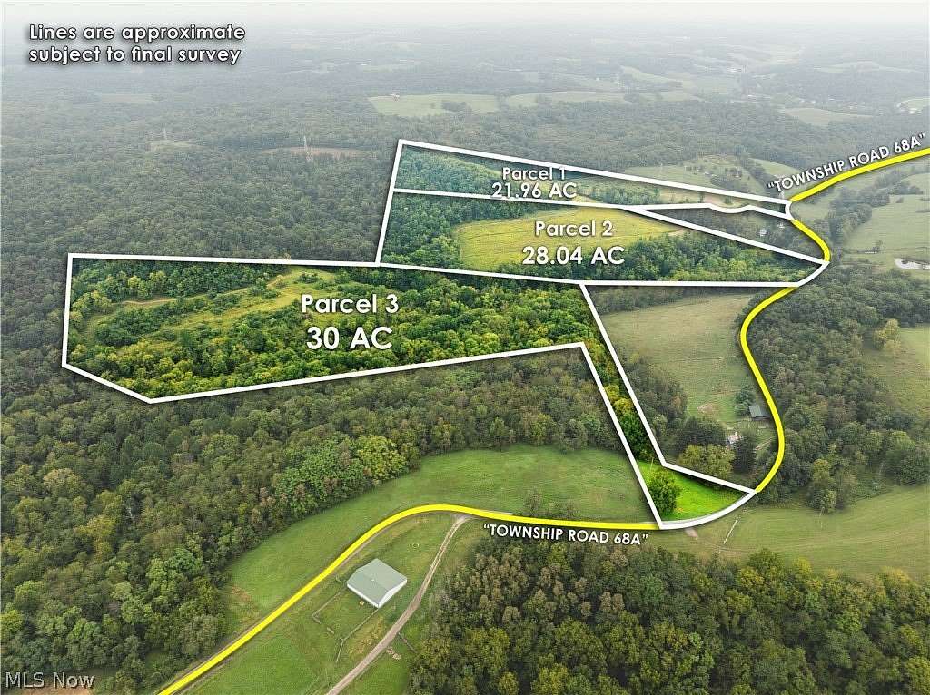 80.2 Acres of Recreational Land for Auction in Dresden, Ohio