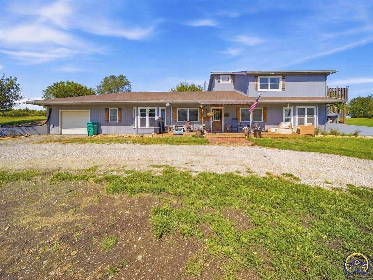 10 Acres of Land with Home for Sale in Topeka, Kansas