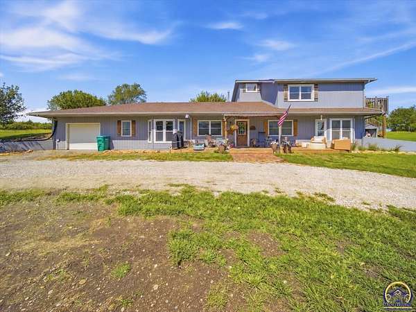 10 Acres of Land with Home for Sale in Topeka, Kansas