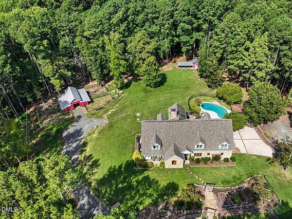 14.8 Acres of Land with Home for Sale in Apex, North Carolina