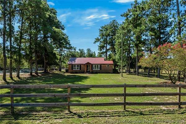 8.26 Acres of Land with Home for Sale in Hamlet, North Carolina