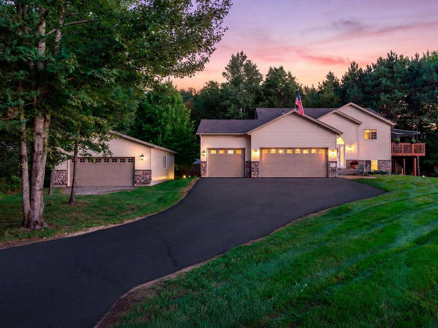 5 Acres of Land with Home for Sale in North Branch, Minnesota