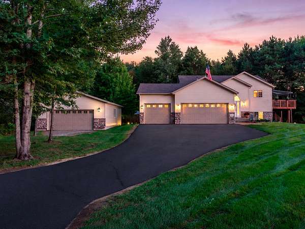 5 Acres of Land with Home for Sale in North Branch, Minnesota