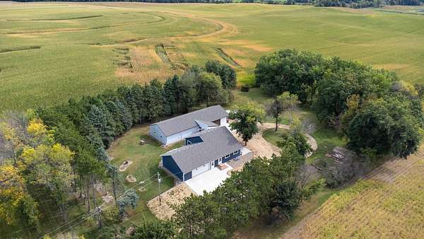 5 Acres of Land with Home for Sale in Montgomery, Minnesota