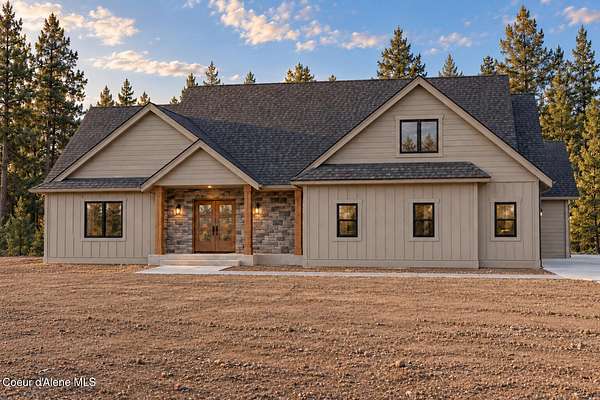 5 Acres of Land with Home for Sale in Athol, Idaho