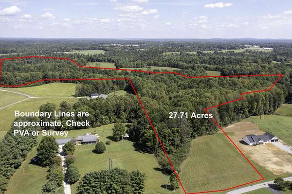 27.7 Acres of Recreational & Residential Land for Sale in Liberty, Kentucky