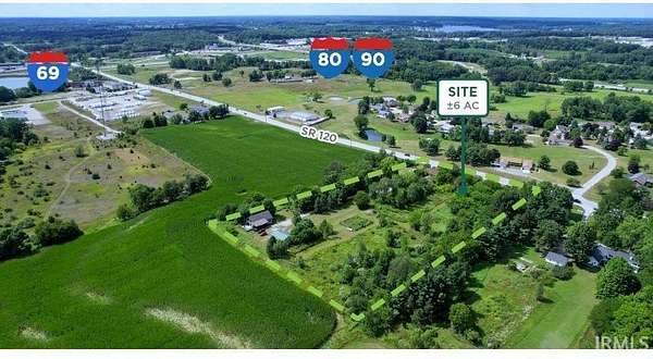 6 Acres of Mixed-Use Land for Sale in Fremont, Indiana