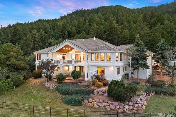 72 Acres of Land with Home for Sale in Larkspur, Colorado