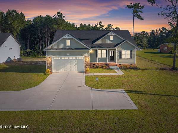 1.55 Acres of Land with Home for Sale in Lillington, North Carolina